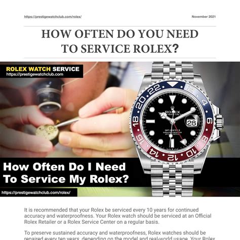 do you need to service a rolex|Rolex service department.